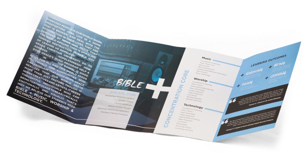 Double Gate Fold Brochure – GH Printing